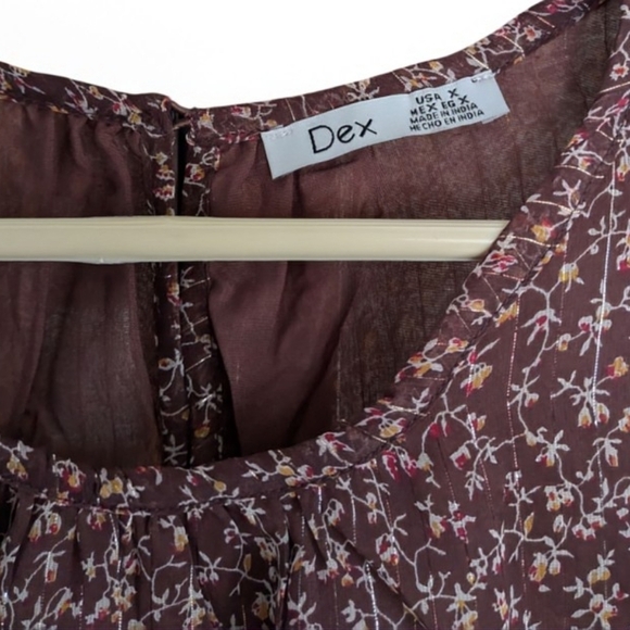 NEW Dex Printed Blouson Mini Dress - Picture 7 of 11